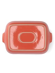 Mauviel 1830 Orange Medium Stoneware Baker Oven Dish - Image 4 of 4