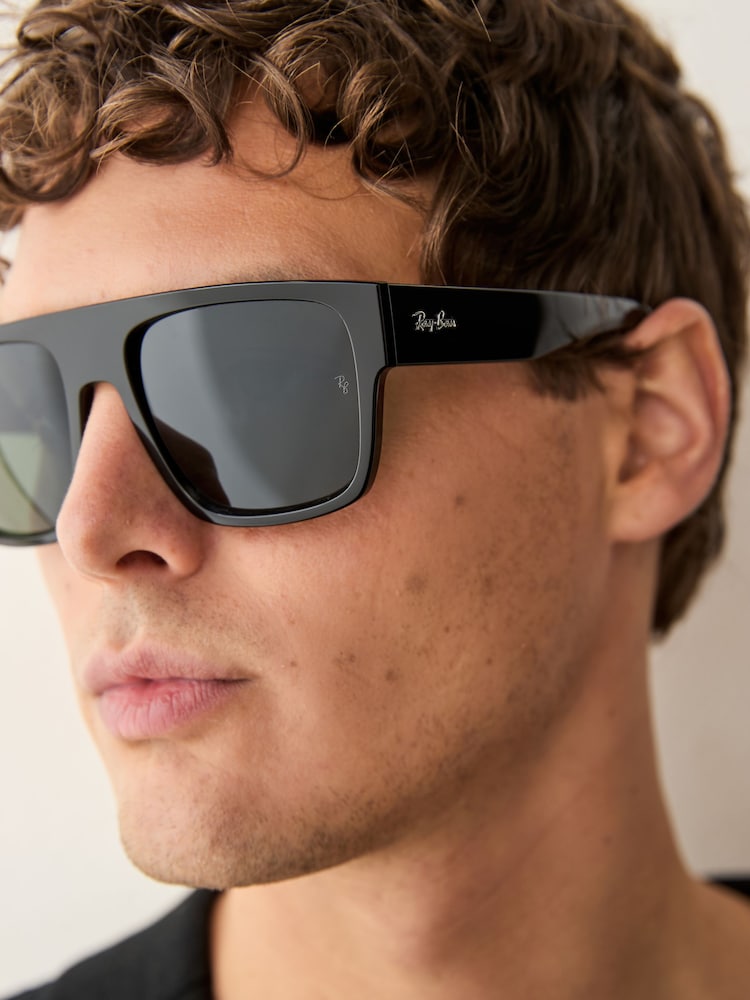 Ray-Ban Drifter Rb0360S Square Black Sunglasses - Image 2 of 10 Ray-Ban Drifter Rb0360S Square Black Sunglasses - Image 2 of 10