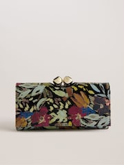 Ted Baker Black Meadela Painted Meadow Bobble Purse - Image 1 of 4