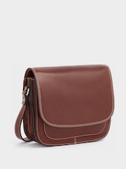 OSPREY LONDON The Madden Umhängetasche aus Leder, Braun - Bild 2 von 5
