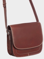 OSPREY LONDON The Madden Umhängetasche aus Leder, Braun - Bild 3 von 5