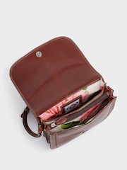 OSPREY LONDON The Madden Umhängetasche aus Leder, Braun - Bild 4 von 5