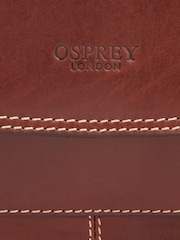 OSPREY LONDON The Madden Umhängetasche aus Leder, Braun - Bild 5 von 5