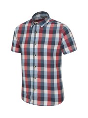 Mountain Warehouse Berry Red Weekender Mens 100% Cotton Short Sleeve Shirt - Image 3 of 5