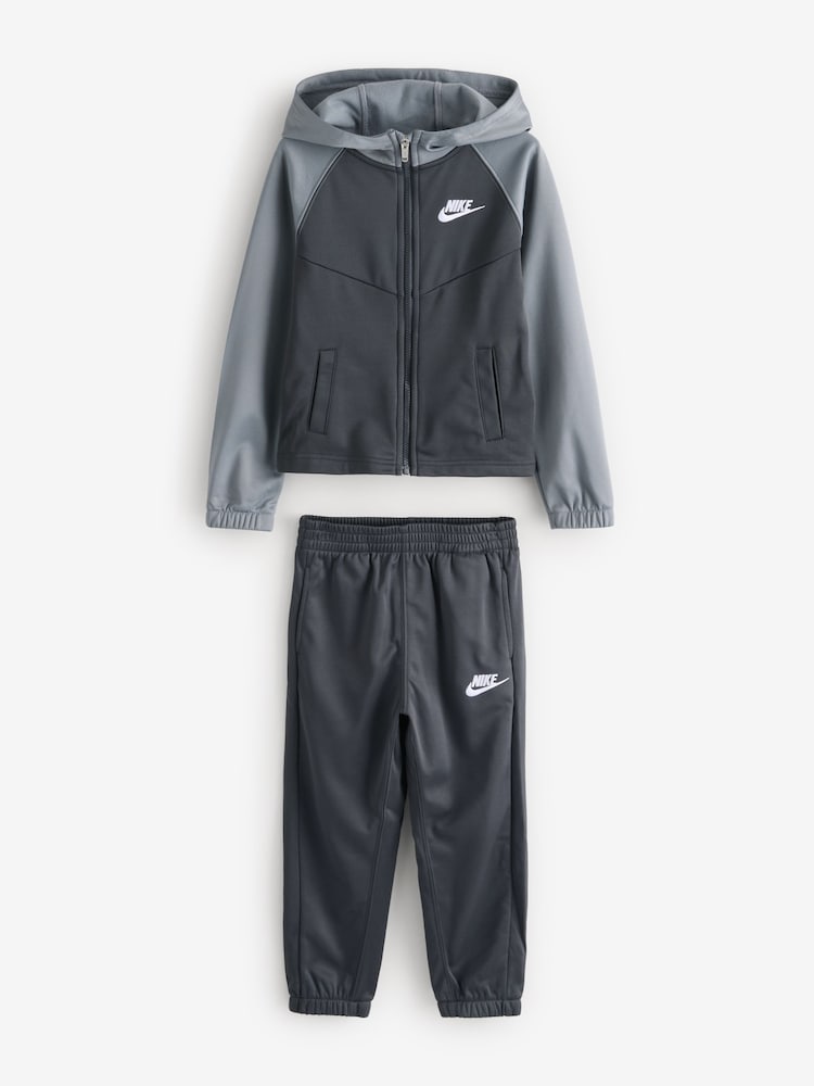 Nike Grey Little Kids Lifestyle Essentials Poly Tracksuit - Image 1 of 1