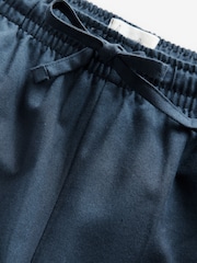 Navy 100% Cotton Side Stripe Trousers - Image 8 of 9