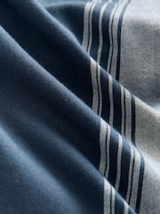 Navy 100% Cotton Side Stripe Trousers - Image 9 of 9