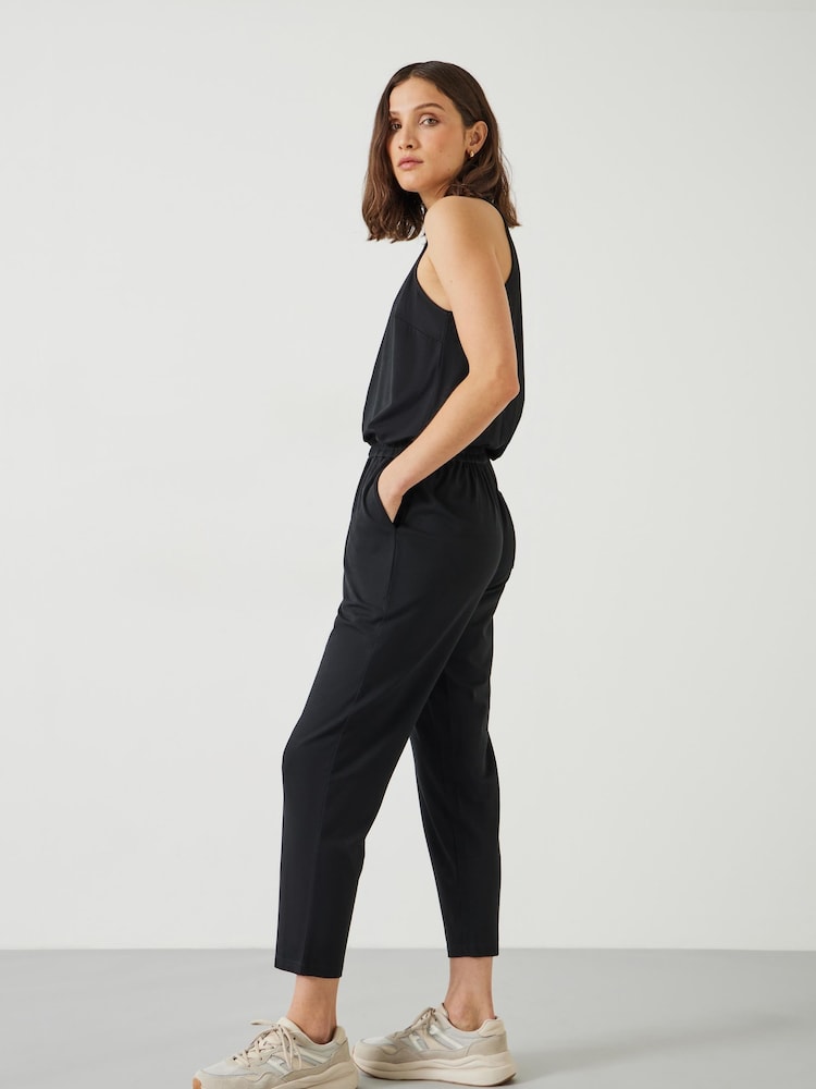 Hush Black Racer Back Jersey Jumpsuit - Image 3 of 5