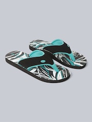 Animal Blue Dark Womens Swish Flip Flops - Image 1 of 5