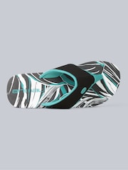 Animal Blue Dark Womens Swish Flip Flops - Image 2 of 5