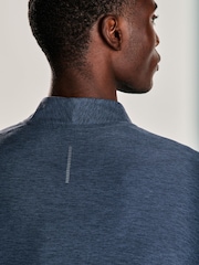 Blue Active Gym Training Quarter Zip Neck - Image 5 of 9