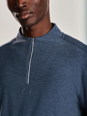 Blue Active Gym Training Quarter Zip Neck - Image 6 of 9