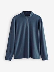 Blue Active Gym Training Quarter Zip Neck - Image 7 of 9