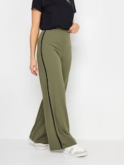 Verde - Pantalones con pernera ancha y raya lateral de Long Tall Sally - Imagen 2 de 5