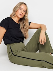Verde - Pantalones con pernera ancha y raya lateral de Long Tall Sally - Imagen 4 de 5