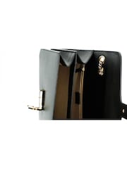 Gucci Calf Leather Dollar Black Shoulder Bag - Image 5 of 6