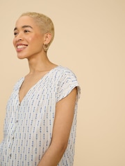 White Stuff White Organic Cotton Rae Vest - Image 4 of 7