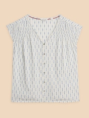 White Stuff White Organic Cotton Rae Vest - Image 5 of 7