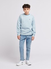 Lee Blue Boys 100% Cotton Badge Sweatshirt - Image 5 of 8