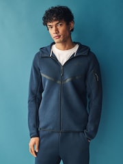 Nike Navy Tech Fleece Zip Up Hoodie - Image 1 of 6