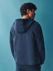 Nike Navy Tech Fleece Zip Up Hoodie - Image 3 of 6