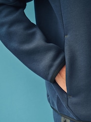 Nike Navy Tech Fleece Zip Up Hoodie - Image 6 of 6