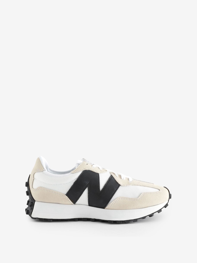Light White/Black - Тренажеры New Balance Mens 327 - Image 1 of 10