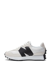 Light White/Black - Тренажеры New Balance Mens 327 - Image 2 of 10