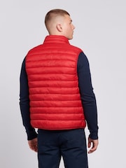 U.S. Polo Assn. Red Mens Bound Quilted Gilet - Image 4 of 7