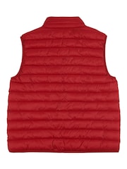U.S. Polo Assn. Red Mens Bound Quilted Gilet - Image 6 of 7