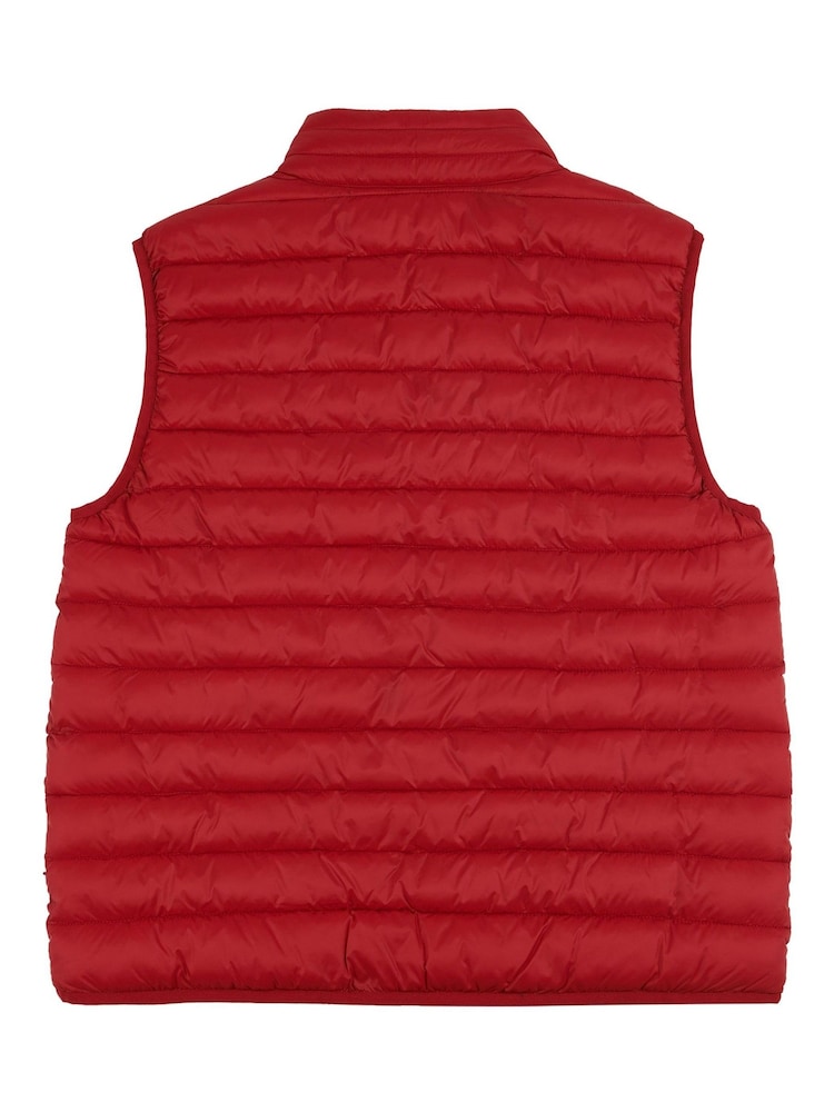 U.S. Polo Assn. Red Mens Bound Quilted Gilet - Image 6 of 7