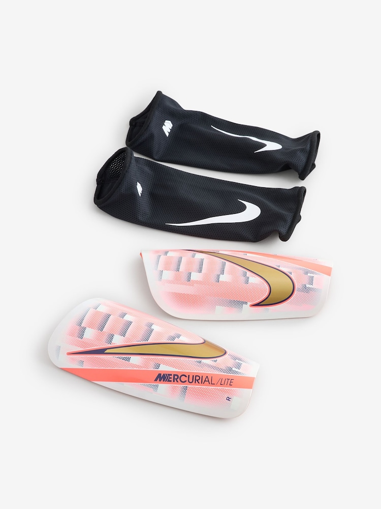 Nike White Mercurial Dream Speed Lite Football Shin Guards - Image 3 of 3