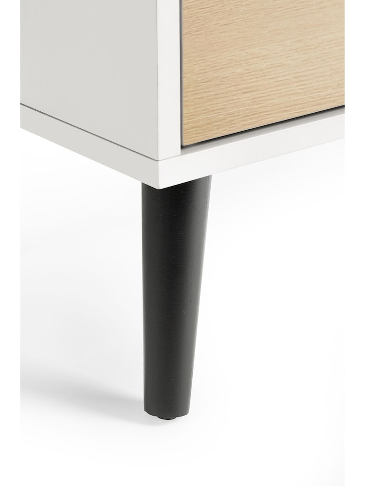Julian Bowen White Alba 5 Drawer Narrow Chest - Image 4 of 4