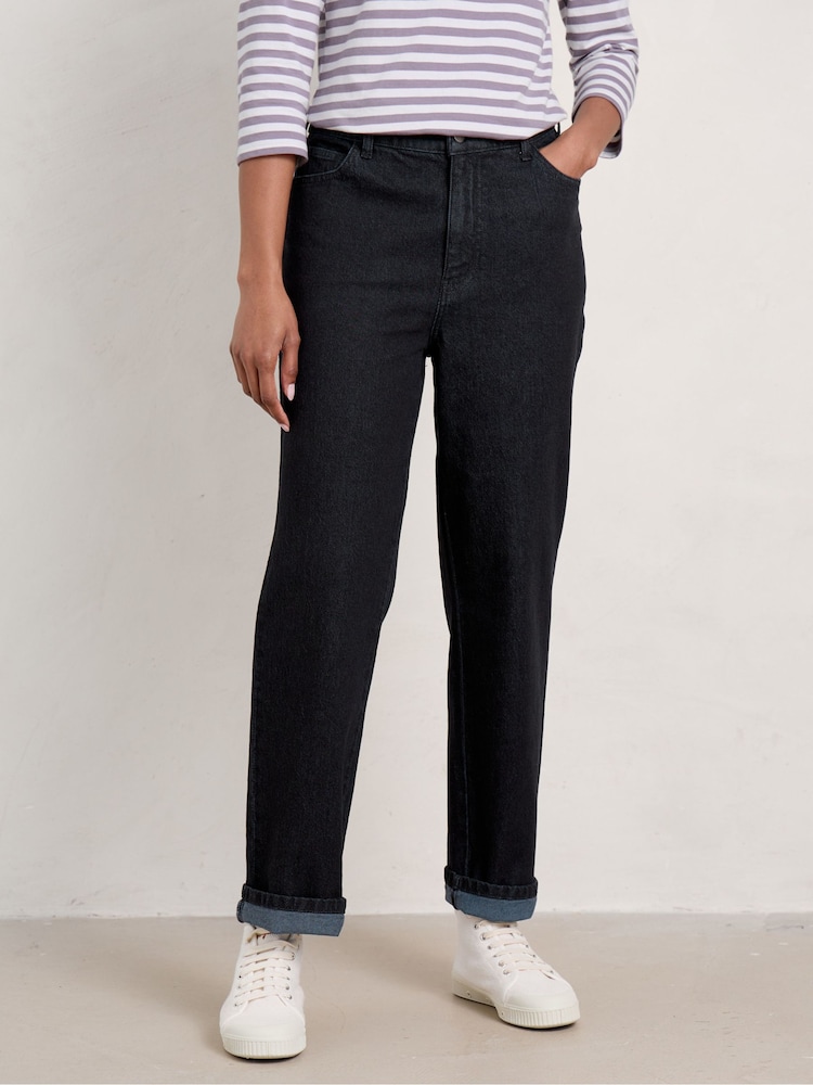 Seasalt Cornwall Blue Petite Trenow Cove Jeans - Image 2 of 5 Seasalt Cornwall Blue Petite Trenow Cove Jeans - Image 2 of 5
