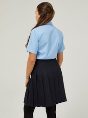 Trutex Navy 18" Stitch Down Permanent Pleats School Skirt (10-17 Yrs) - Image 3 of 6