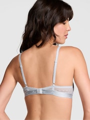 Victoria's Secret PINK Hydrangea Blue Dainty Dot Balcony Lace Bra - Image 2 of 4