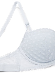 Victoria's Secret PINK Hydrangea Blue Dainty Dot Balcony Lace Bra - Image 4 of 4