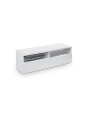 Julian Bowen White Manhattan 2 Drawer Media Unit - Image 2 of 2