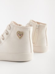 White High Top Trainers - Image 8 of 10