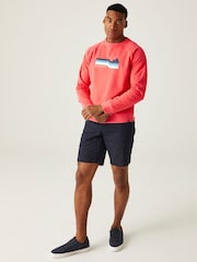 Regatta Red Mens Nithsdale Crewneck Sweatshirt - Image 1 of 9