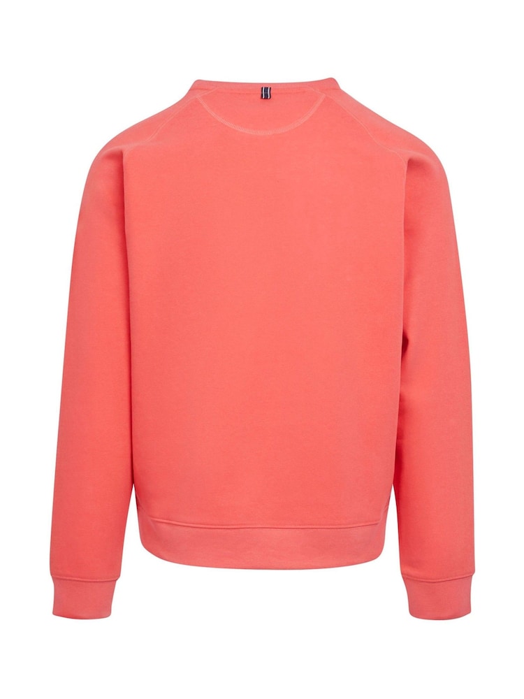 Regatta Red Mens Nithsdale Crewneck Sweatshirt - Image 8 of 9