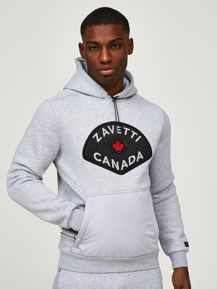 Zavetti Canada Mens Botticini Mesh Pullover Hoodie - Image 1 of 6