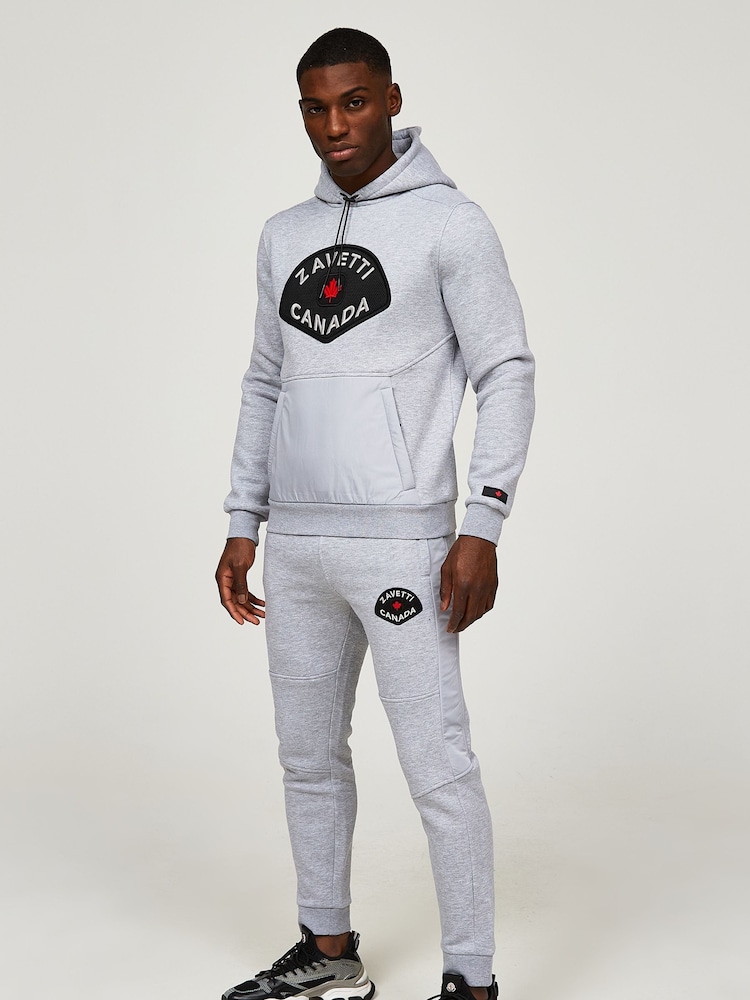 Zavetti Canada Mens Botticini Mesh Pullover Hoodie - Image 2 of 6