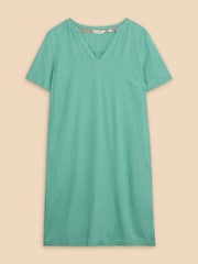 White Stuff Green Lydia Shift Dress - Image 5 of 7