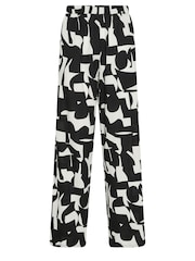 Long Tall Sally Black Wide Leg Trousers - Image 6 of 6
