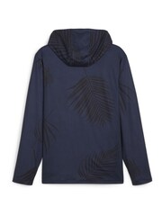 Puma x PALM TREE Blue CREW Mens Golf Hoodie - Image 2 of 2