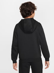 Nike Black Club Fleece Overhead Hoodie - Image 2 of 6