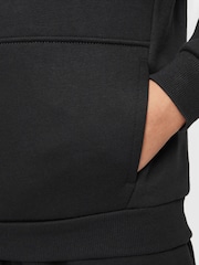 Nike Black Club Fleece Overhead Hoodie - Image 6 of 6