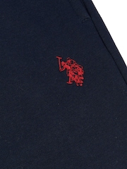 U.S. Polo Assn. Blue Double Horsemen Boys 100% Cotton Joggers - Image 6 of 6