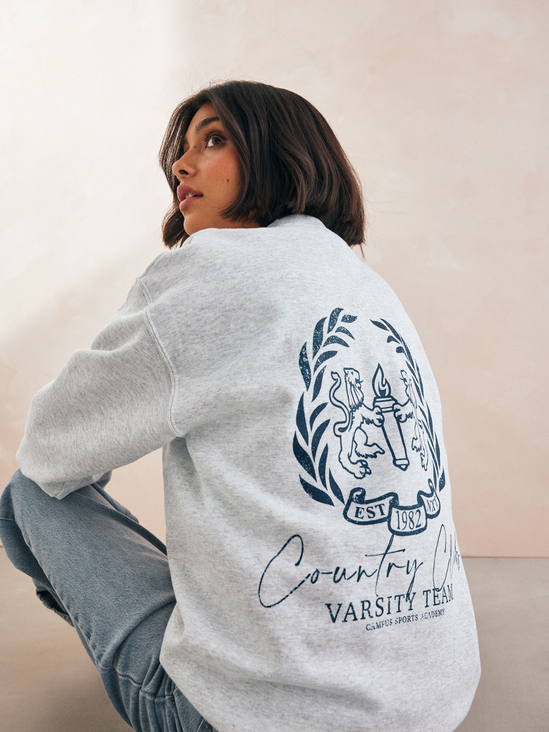 Next grey sweatshirt sales